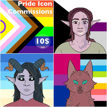 Pride icon commission sheet 1