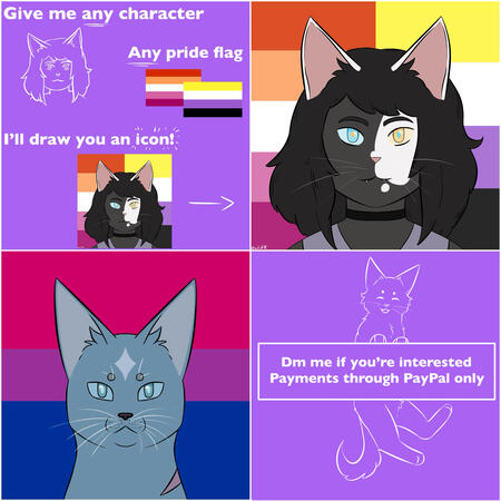 Pride icon commission sheet 2