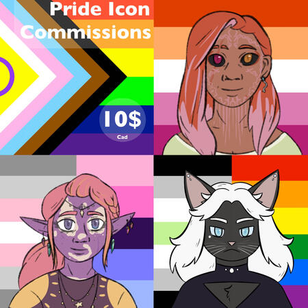 Pride icon commission sheet 1 Pride icon commission sheet 1