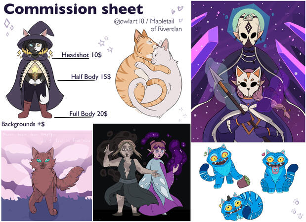 Commission sheet 2025-2026
