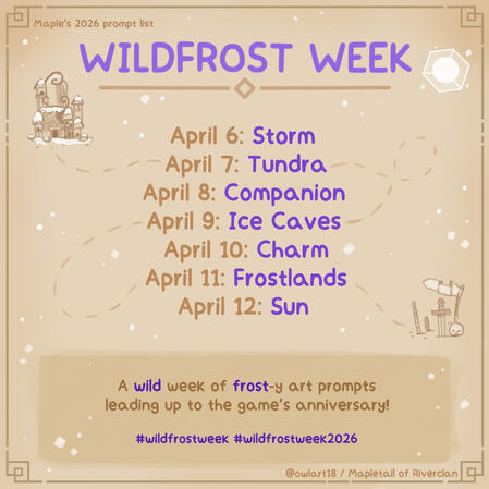 Wildfrost Week 2026 Wildfrost Week 2026
