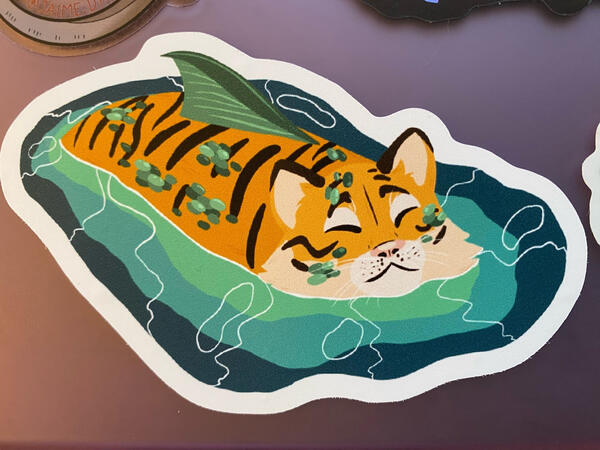 Sea Tiger Sticker Sea Tiger Sticker