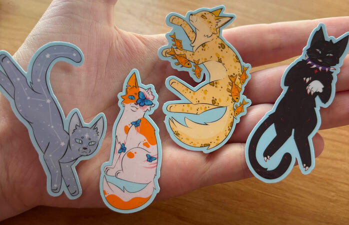 Warrior cats stickers